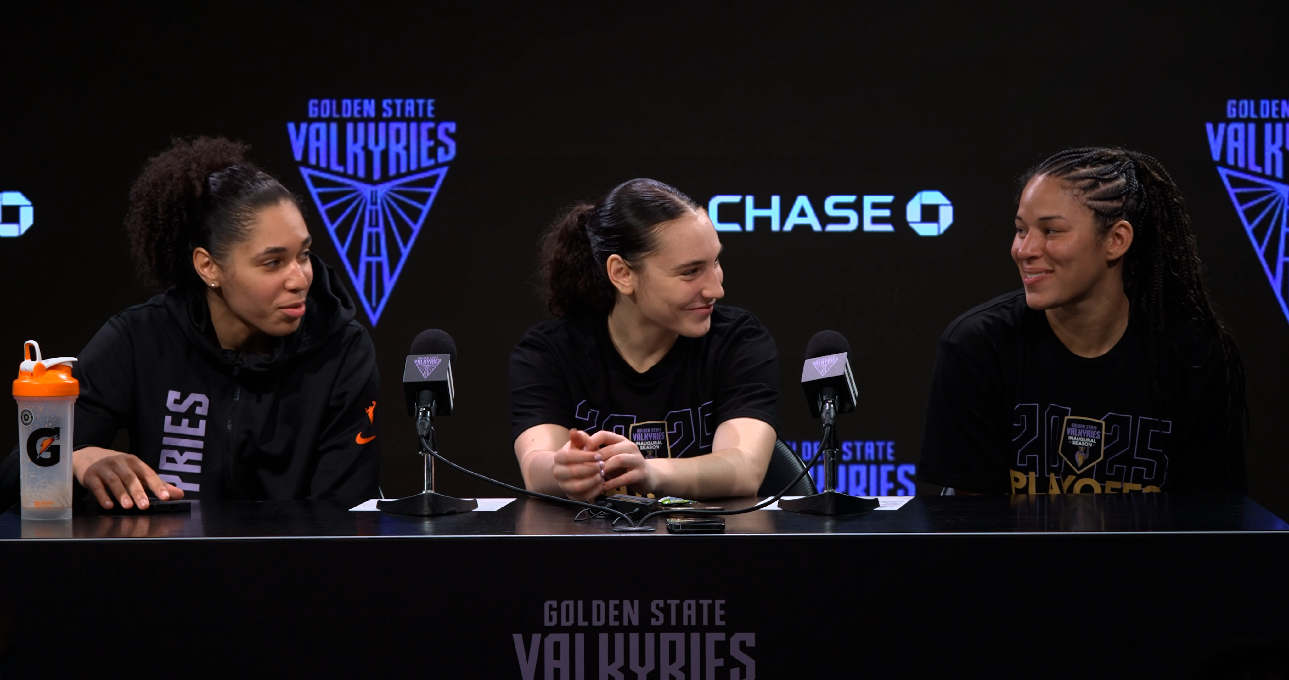 Carla Leite, Janelle Salaün and Veronica Burton Postgame Press Conference | 9/4/25